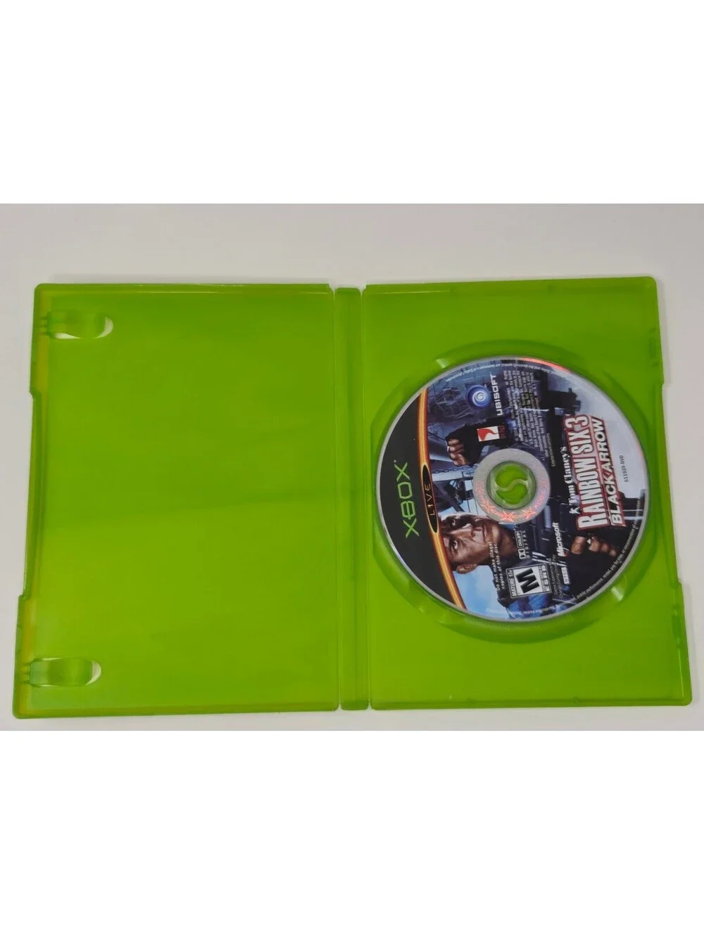 Xbox Rainbow Six 3 Black Arrow Case Artwork NTSC Edition With Retail Stickers